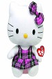 TY Hello Kitty Plush Beanie Baby Toy Pink White 9-Inches