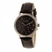 Versus By Versace Manhasset SOR010015 Black/Silver Genuine Leather Analog Watch