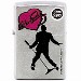 Zippo 24785 Elvis Presley Heart Signature Brushed Chrome Lighter