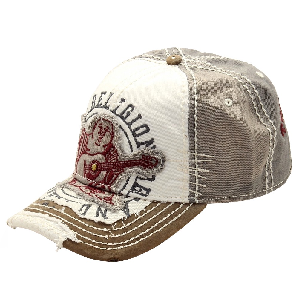 Distressed Buddha Baseball Cap Hat 