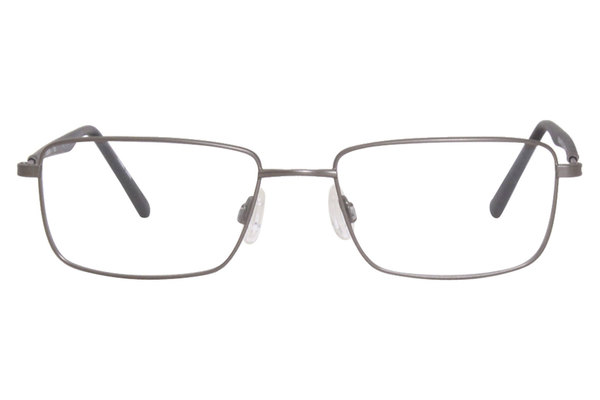  Flexon H6013 033 Reading Glasses Men's Gunmetal Full Rim Rectangular 54 