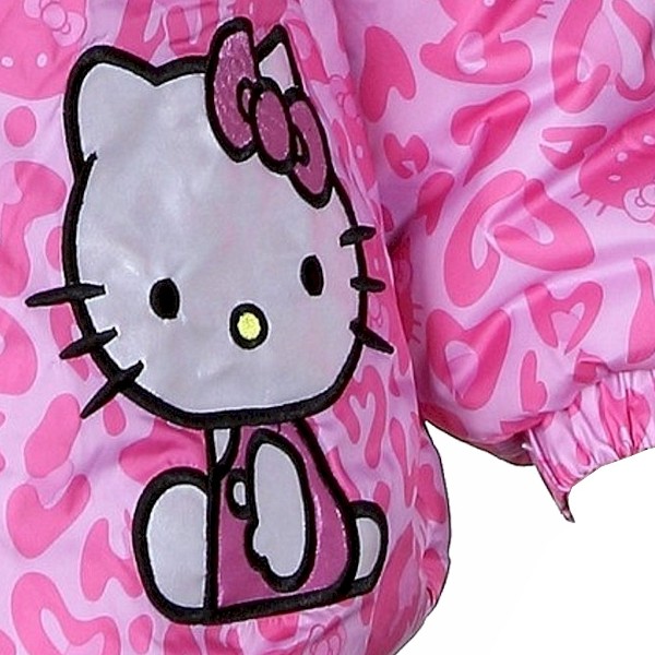 Hello Kitty Infant/Toddler Girl's Puffer Fleece Lined Winter Jacket ...