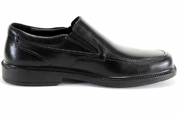 Hush Puppies Men's Leverage Waterproof Loafers Black Shoes | JoyLot.com