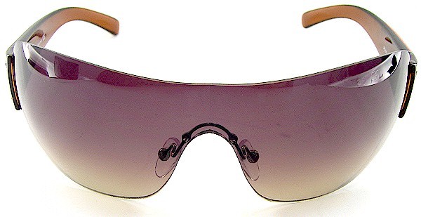  Prada SPS 07F SPS07F 4AN-6S1 Brown Sunglasses 