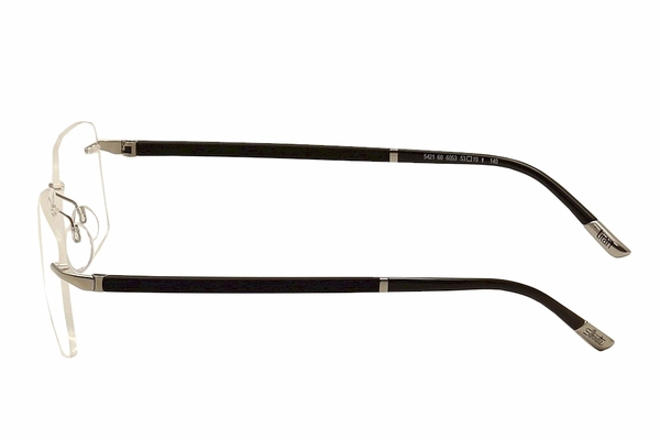  Silhouette Eyeglasses Hinge C-2 5421 6053 23K Gold Plated Grey Optical Frame 