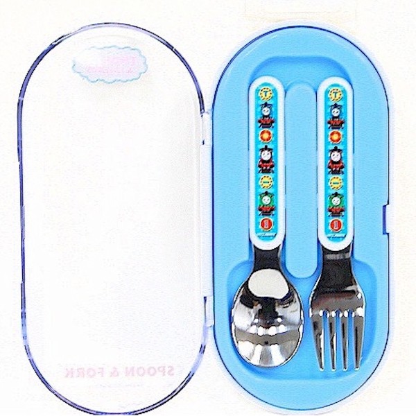  Thomas And Friends Spoon And Fork Set With Carrying Case 