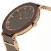 Bering Women's 11435-765 Stainless Steel Rose Gold/Ceramic Brown Analog Watch