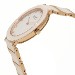 Bering Women's 11435-766 Stainless Steel Rose Gold/Ceramic White Analog Watch