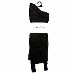 Calvin Klein Men's 3-Pair Dress Socks Black Cotton Blend