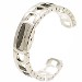 Calvin Klein Women's K3Y2M118 Silver Cuff Bracelet Analog Watch