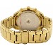 Caravelle New York Womens 44L114 Gold Crystal Chronograph Analog Watch