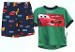 Cars Green/Navy Boys Pajama Sleepwear 2 Piece Set