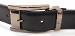 Giorgio Armani Adjustable/Reversible Men's Black Leather Belt