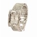 Guess Women's U0130L1 Silver-Tone Swarovski Crystals Analog Watch