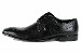 Hugo Boss Men's Fashion Lace Up Mettor Black Leather Dress Shoes