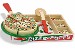 Melissa & Doug Wooden Pizza Party Play Food Set Age 3+