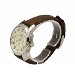 Men's Fossil Grant FS4735 Brown Leather Chronograph Analog Watch