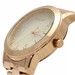 Nine2Five Women's APRY08RGBL Gold/Pearly White/Pink Round Analog Watch