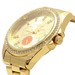 Nine2Five Women's Majestic AMJC08GLBL Gold/White/Crystal Accent Analog Watch