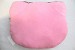 Sanrio Hello Kitty Pink Face Silver Ribbon Plush Pillow