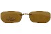 Silhouette Contrasti Clip On 5065 Polarized Brown