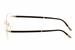 Silhouette Eyeglasses Hinge C-2 5424 6051 23K Gold Plated/Brown Optical Frame