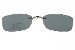 Silhouette Titan Next Generation III 5065 Gray Polarized Clip-On Sunglasses