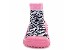 Skidders Infant Toddler Girl's Skidproof Zebra Stripe Pink Sneakers Shoes