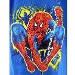 Spider Man Boys Royal Blue 100% Cotton Juvy T-Shirts Intrusion