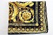 Versace Ladies Black/Gold Ornamental Leapord Print 100% Silk Scarf