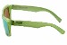VonZipper Elmore Brain Blast Lime Von Zipper Rectangle Sunglasses