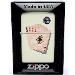 Zippo 24795 Four Of A Kind Aces Cream Lighter