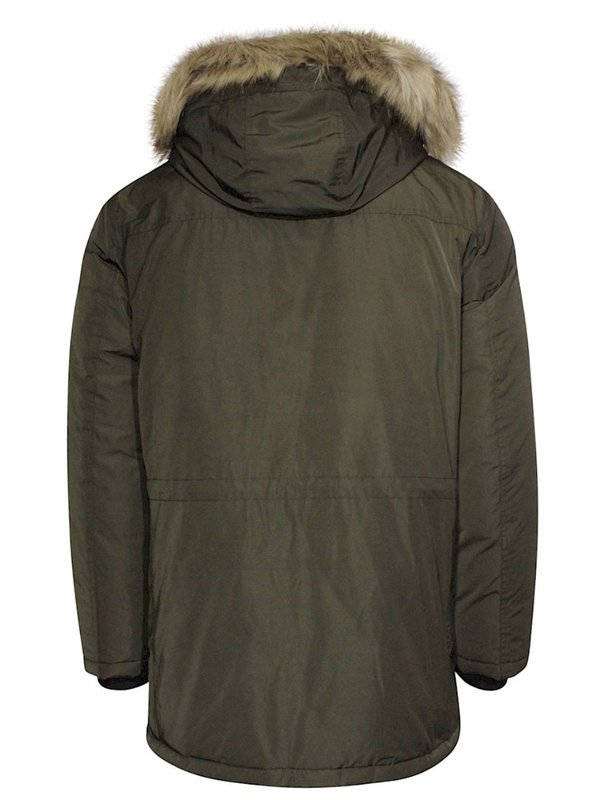 Calvin Klein Men's Water Resistant Zip Front Hooded Parka Winter Jacket ...