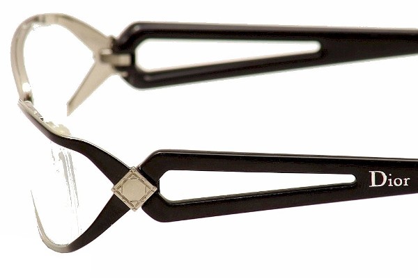  Christian Dior Eyeglasses CD3726 CD/3726 J9T Palladium/Black Optical Frame 
