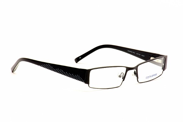  Converse Eyeglasses Unmarked Trail Black Optical Frame 