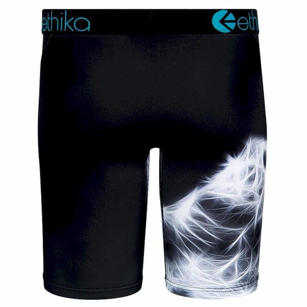  Ethika Men's The Staple Fit Cry Wolf Long Boxer Briefs Underwear 