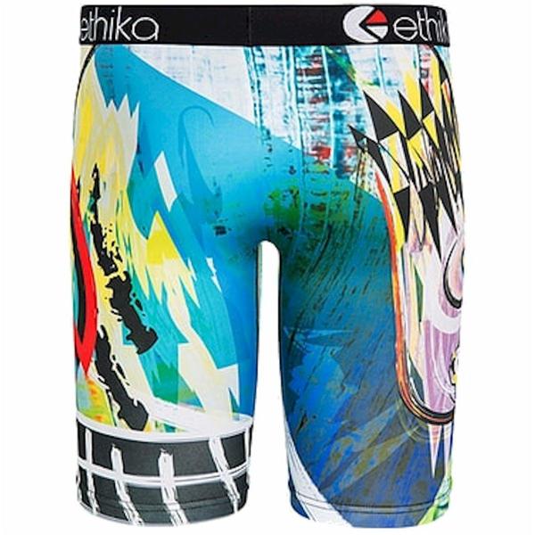  Ethika Men's The Staple Fit Ride Assorted Long Boxer Brief Underwear 