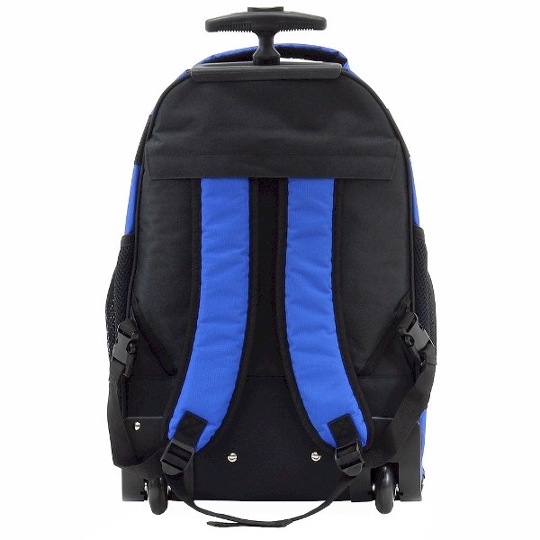 nike rolling backpack blue