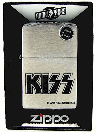  Zippo Kiss Brushed Chrome Lighter 24565 