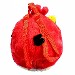 Angry Birds Girl's Red Plush Backpack Bag