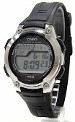 Casio W212H-1AV Watch Unisex Black Digital Midsize Sports Alarm Resin