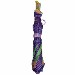 Disney Fairies Tink Sweet Pixie Girl's Purple Plaid Molded Handle Umbrella