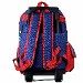 Disney Mickey Mouse & Friends Blue Rolling Backpack 17in School Bag