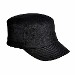 Kangol Textured Wool Army Cap Black Flexfit Hat