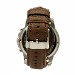Men's Fossil Grant FS4735 Brown Leather Chronograph Analog Watch