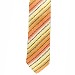 Missoni Men's 100% Silk Orange Patterned Tie ST # U3469