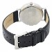 Mondaine Men's A660 Classic Polished Black Leather Analog Watch