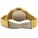 Nine2Five Women's Majestic AMJC08GLBL Gold/White/Crystal Accent Analog Watch