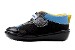 Skidders Boy's Skidproof Sneakers Casual Sport Black/Blue Shoes XY8815