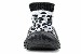 Skidders Girl's Skidproof Sneakers Black Leopard Shoes XY4133